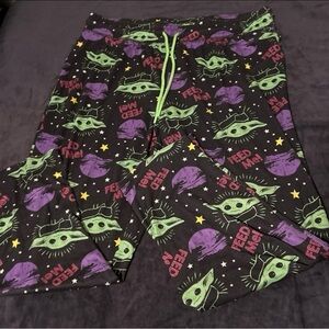 Yoda Drawstring Pajama Pants Size L12/14